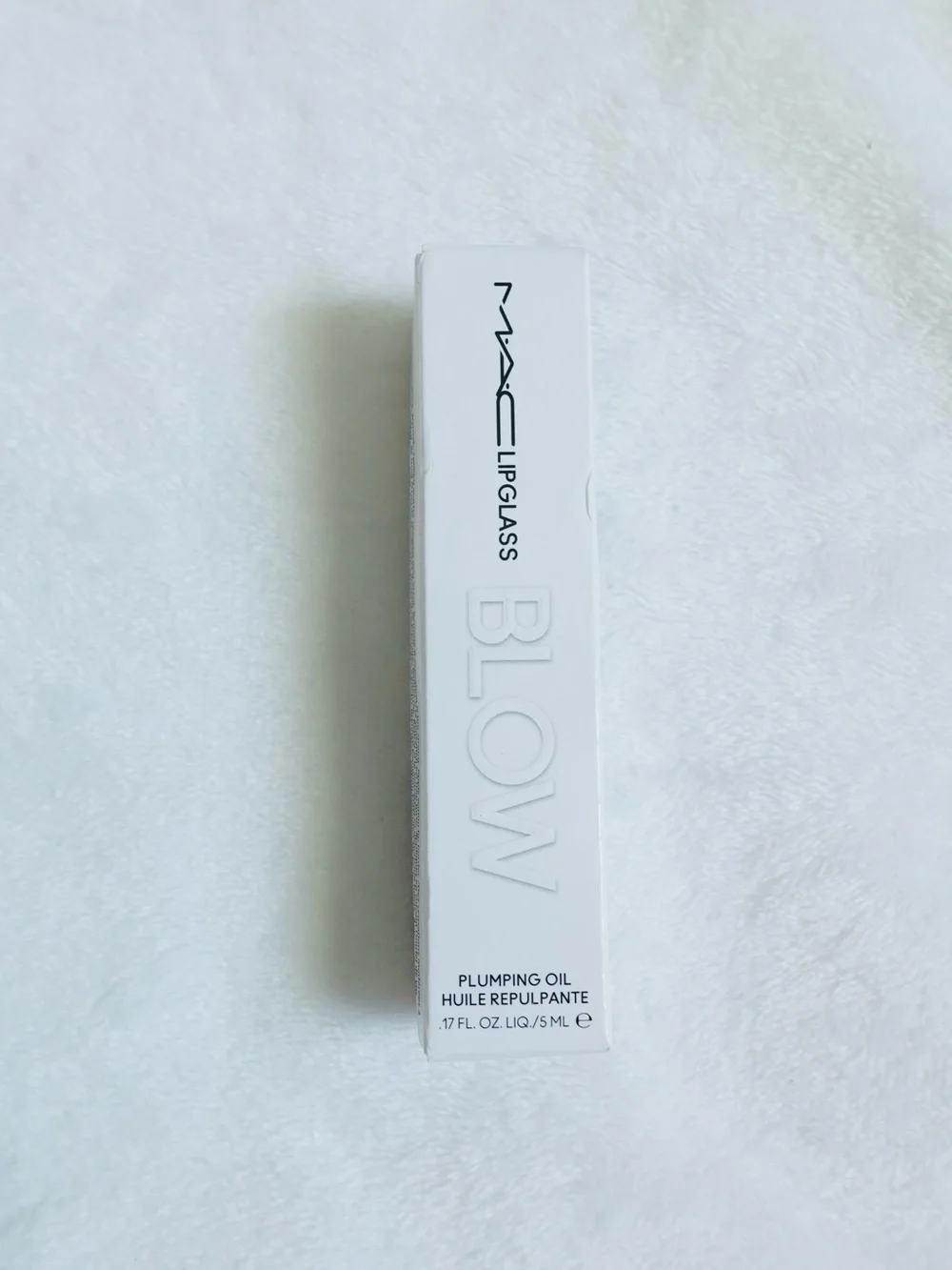 MAC Cosmetics Lipglass Blow Plumping Lip Oil - Ginger Zinger - NIB